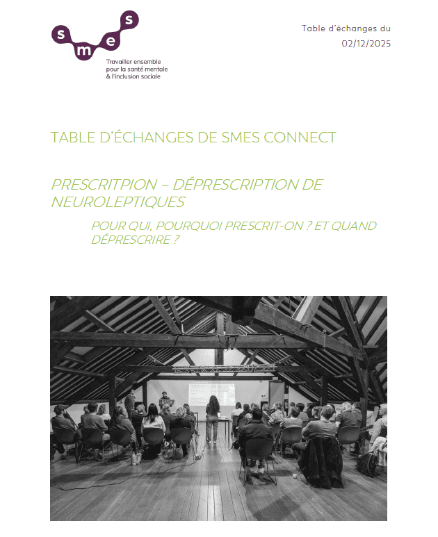 Rapport de la table d&rsquo;échanges : Prescription – déprescription